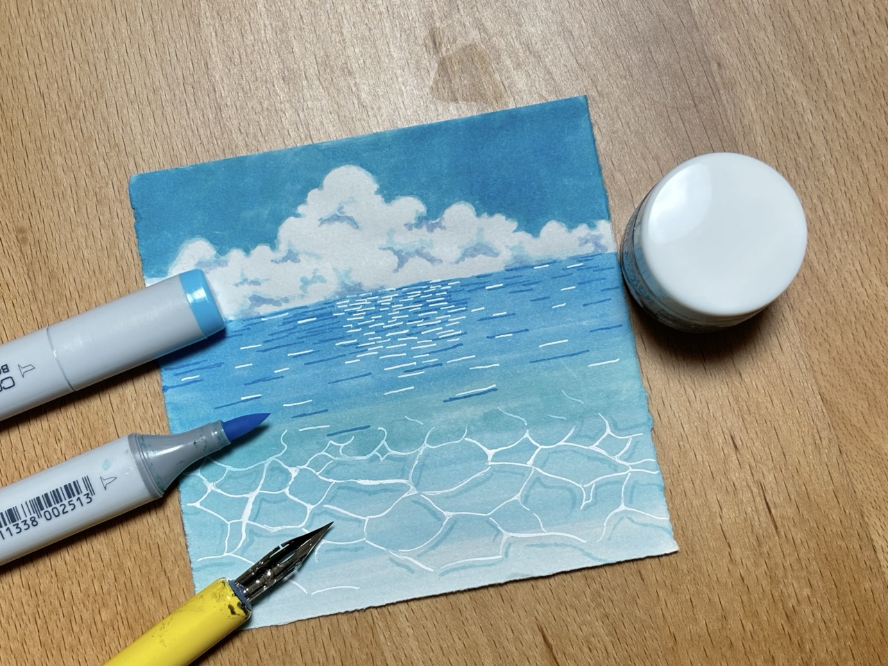 コピックで描く海！ 簡単に描くポイントお伝えします。 – コピックZOO
